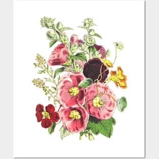 Blooming Summer Flowers Bouquet Posters and Art